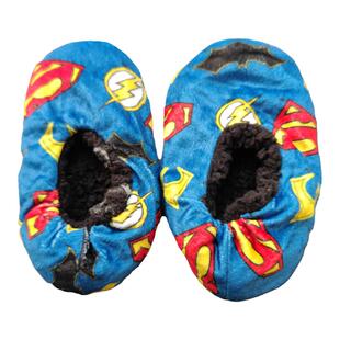 外贸男孩蓝色2-3岁宝宝婴儿地板袜加厚鞋软底室内冬天防滑卡通