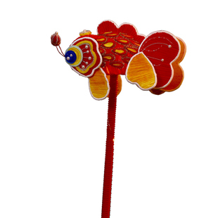 新年手工灯笼卡通锦鲤儿童手提花灯diy材料包2026马年新款扭扭棒