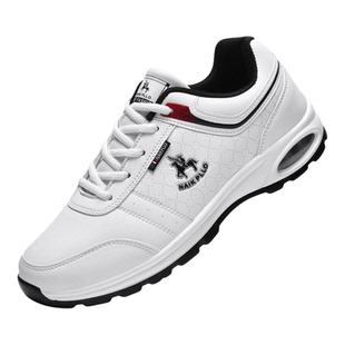 保罗真皮男鞋增高鞋2026新款爆款运动鞋男士休闲鞋旅游鞋男款波鞋