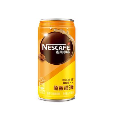 雀巢咖啡罐装原醇香滑拿铁210ml