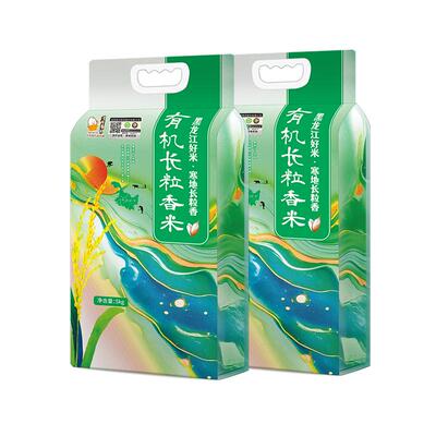 壹升善粮2025有机长粒香米5kg*2