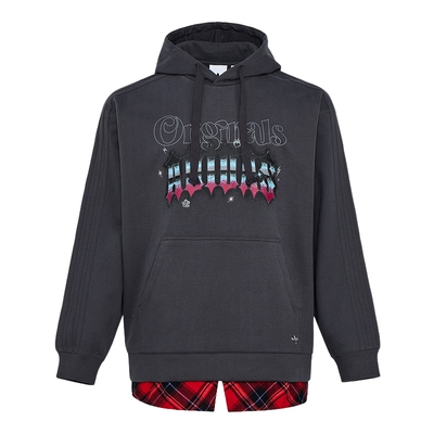 adidas阿迪达斯情人节款棉质街头风运动连帽套头衫中性卫衣KT6373