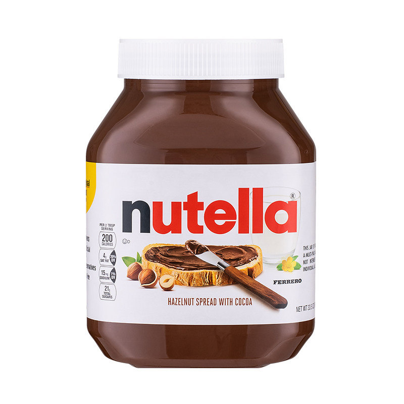 美国进口费列罗Nutella能多益可可酱950g榛子果巧克力酱坚果350g