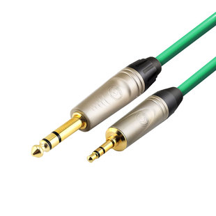 DZ298科诺恩3.5转6.5公小三芯功放调音台连接线6.35mm音频转接线