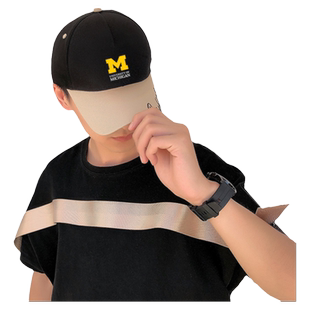 哈佛大学牛津密歇根剑桥大学学院风鸭舌帽子男女棒球帽防晒遮阳帽