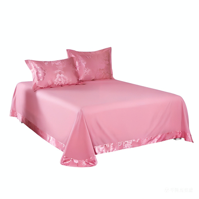 双人全棉布料冬季纯色斜纹大炕单