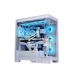 先马大境界ATX 侧透无立柱支持背插主板MATX海景房电脑台式主机箱