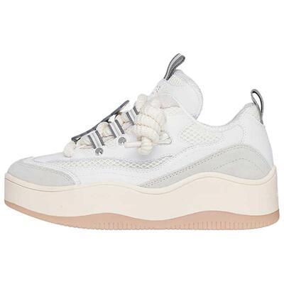 Skechers斯凯奇 Alr-Cooled 舒适  低帮 板鞋 女款 白灰色