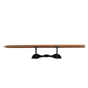 实木质一体剑木刀重剑双手长剑道武术训练习表演古风木剑太极唐剑