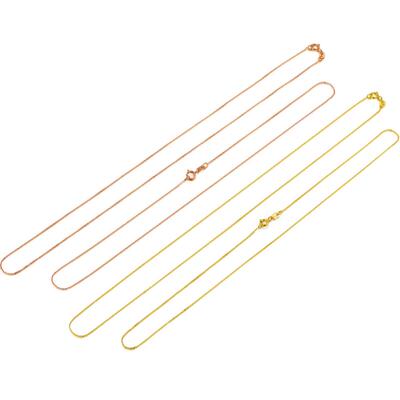 谢瑞麟彩金百搭项链女