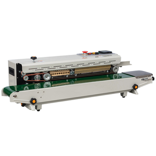 鼎业PE袋封口机FR1100C米袋厚袋子专用 自动连续薄膜塑料袋封袋机