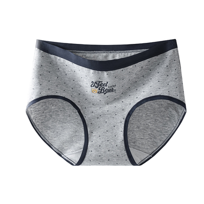 UFEEL纯棉小熊学生内裤10A抑菌无痕运动不夹臀全棉裆三角裤2029