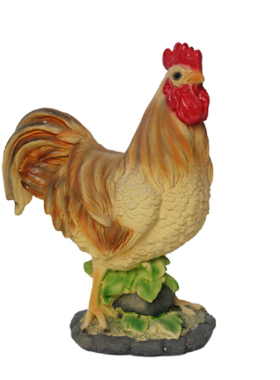 欧式草坪装饰公鸡道具鸽子雕塑