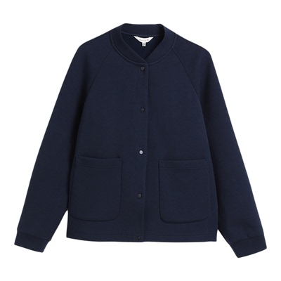 蒲牌休闲短款针织外套百搭显瘦