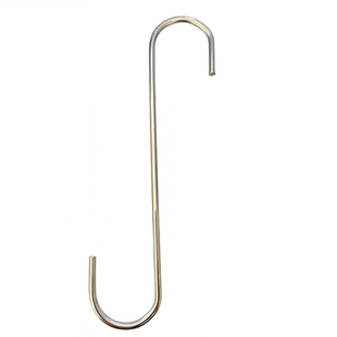 实心304不锈钢圆条S钩S型钩子挂钩服装店s钩厨房挂钩加长加粗勾