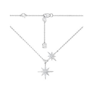 【情人节礼物】APMMonaco六芒星项链女款925纯银项链轻奢小众锁骨