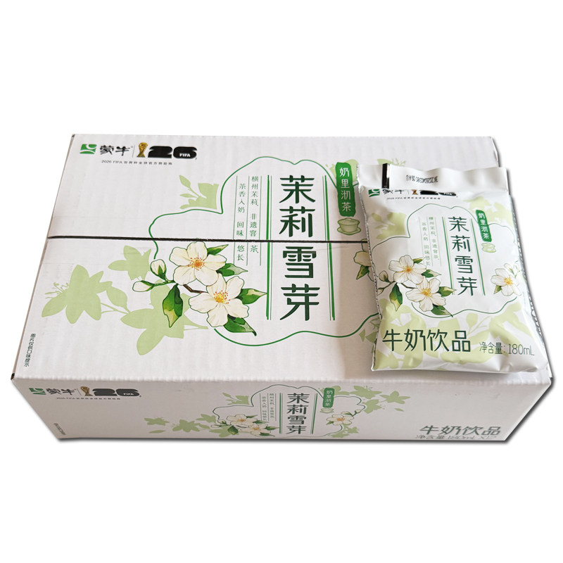 蒙牛茉莉雪芽牛奶饮品180ml*12