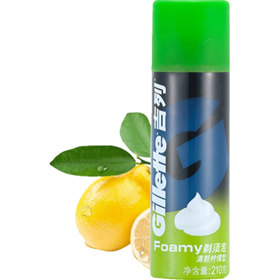 吉列软化胡须柠檬味道剃须用品