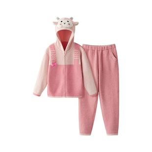 蕉内绒绒520Home儿童家居服套装半边绒男女童冬天保暖青少年睡衣