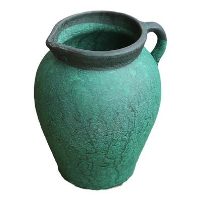 新中式禅意花盆粗陶摆件客厅山东