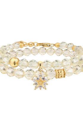 AWNL北欧M陨石许愿雪花手链