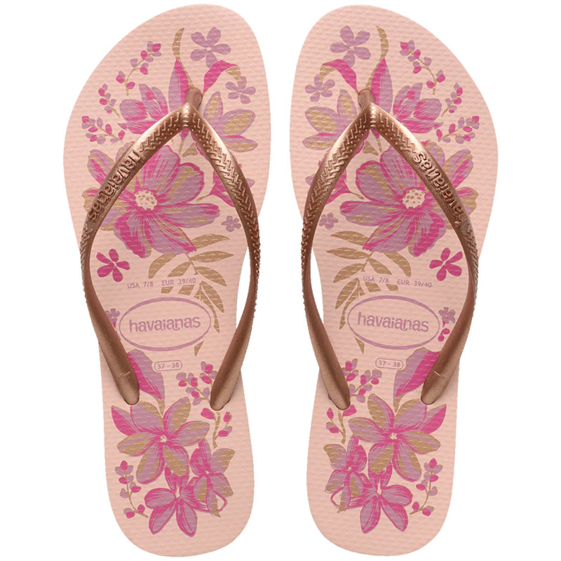 哈瓦那Havaianas花卉印花人字拖