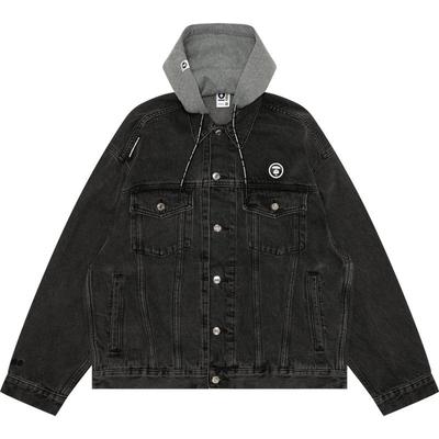 Aape水洗牛仔休闲宽松夹克外套
