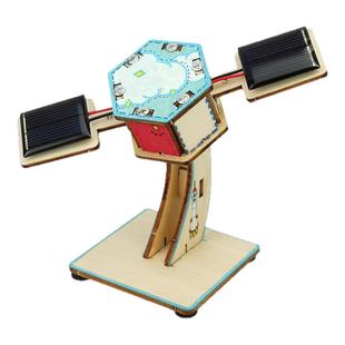 太阳能玩具科学实验包7-14岁航天航空diy人造卫星模型科 技小制作