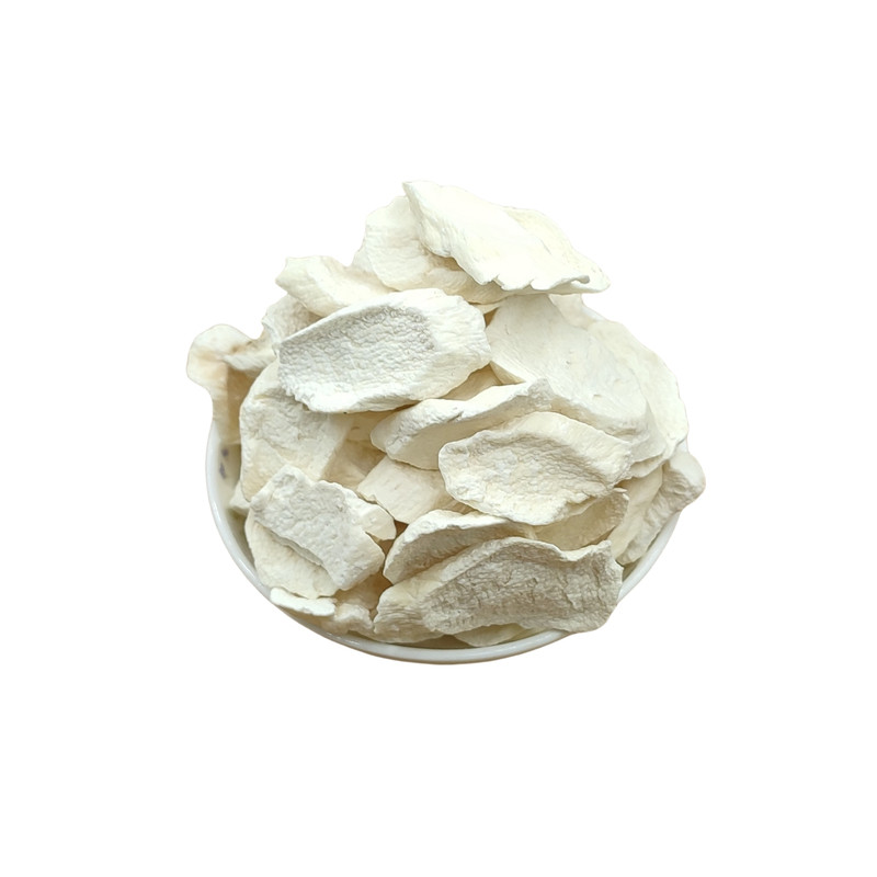 无硫怀山药片自然干晒
