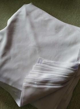 白色无尘布机布碎布片工业抹布擦机器吸水吸油针织碎棉布厂家包邮