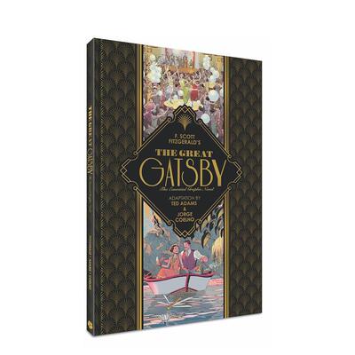 【现货】【Clover Press】了不起的盖茨比图像小说英文漫画进口原版书精装14岁以上The Great Gatsby: The Essential Graphic Nov