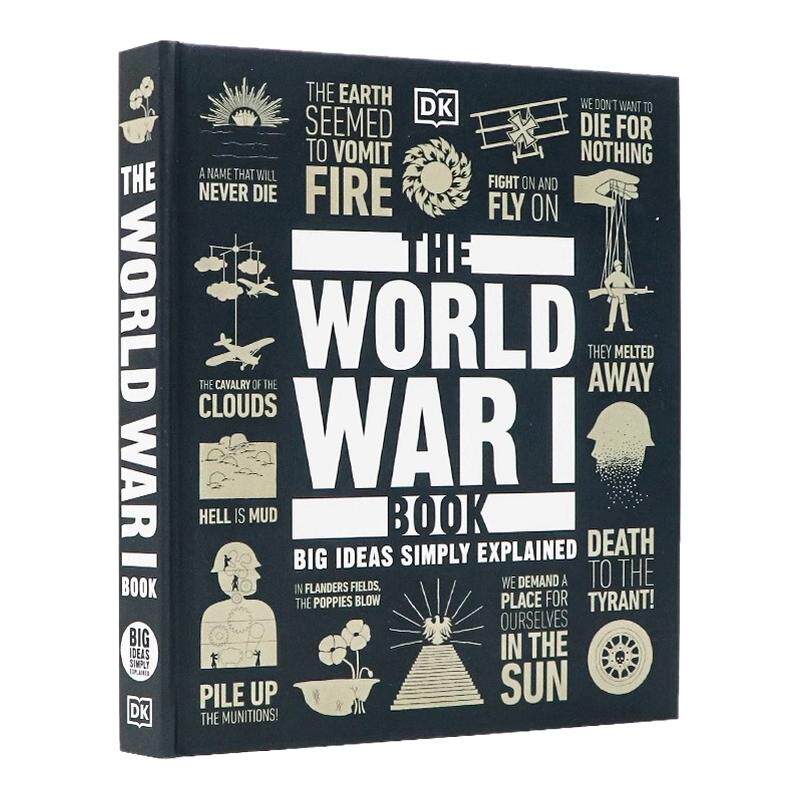 DK 第一次世界大战百科 人类思想百科 The World War I Book 英文原版 索关键战役战术科技转折点 附百余关键事件 精装