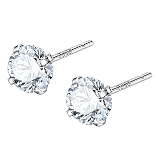 耳钉男999纯银钻石黑单只耳环高级感睡觉免摘痞帅2025新男款耳饰