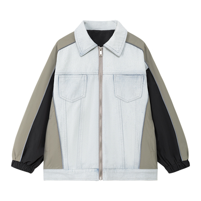 左西童装男秋外套儿牛仔夹