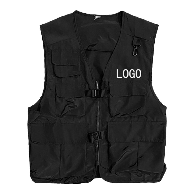 国潮机能风工装战术马甲男女潮牌潮流坎肩背心个性外套定制印logo