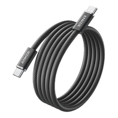 Anker安克适用iPhone17ProMax数据线苹果16手机140W笔记本PD快充15双typec接口IPad平板CtC1.8米充电器编织线