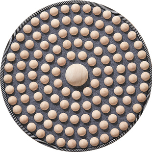 初心足底按摩垫实木养生助睡眠穴位通经络耐磨压指板家用足疗防滑