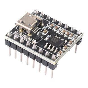 JQ8900语音播报模块 音乐智能语音播报USB串口MP3识别模块-16P