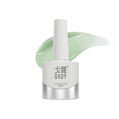 gaoy戈雅玻璃珠猫眼指甲油胶2025年新款冰透显白薄荷曼波风美甲胶