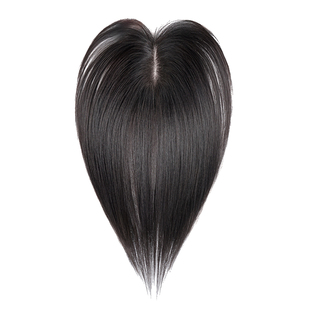 假发片女头顶增发量遮白发高颅顶发缝遮盖神器真发轻薄蓬松补发片