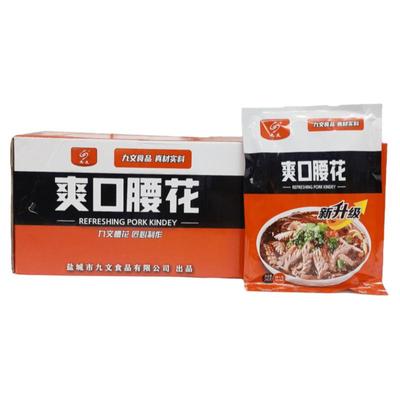 九文爽口腰花切花猪腰子半成品