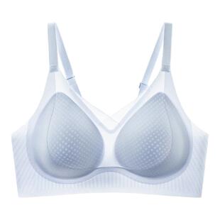 【小凉风】莫奈礼物蜂巢透气无痕内衣女薄款上托侧收抑菌文胸罩