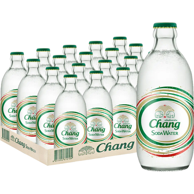 chang泰国进口泰象苏打水10/20瓶原味青柠檬气泡水0糖0脂0卡饮料