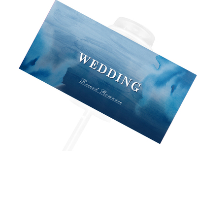 蓝色婚礼甜品台happywedding圆卡