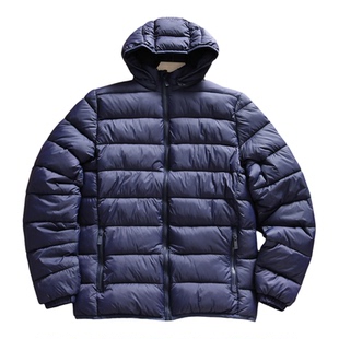 【欧美单~加厚保暖-可收纳】秋冬季男士户外休闲连帽排骨棉衣棉服