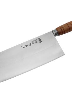 久保利不锈合金钢菜刀厨师专用