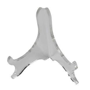 网红透明瓷盘架托盘子展示支架相框工艺品普洱茶饼工艺品摆件底座