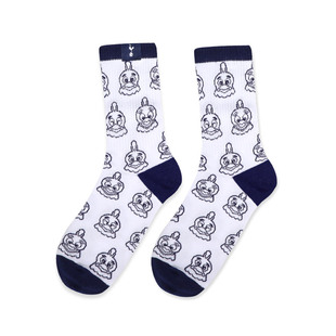 【官方正版】托特纳姆热刺俱乐部 | 吉祥物白蓝撞色提花休闲袜