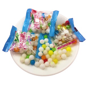 薄荷糖500g儿时8090后怀旧童年回忆六一儿童节小时候的糖果彩珠珠