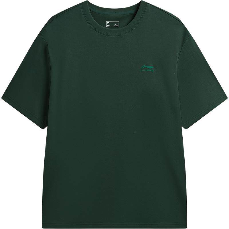 李宁冰丝春夏2026新款情侣简约风运动服T恤